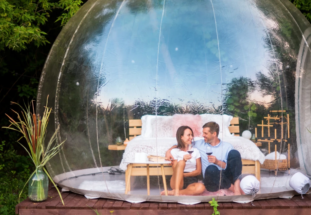 the bubble tent